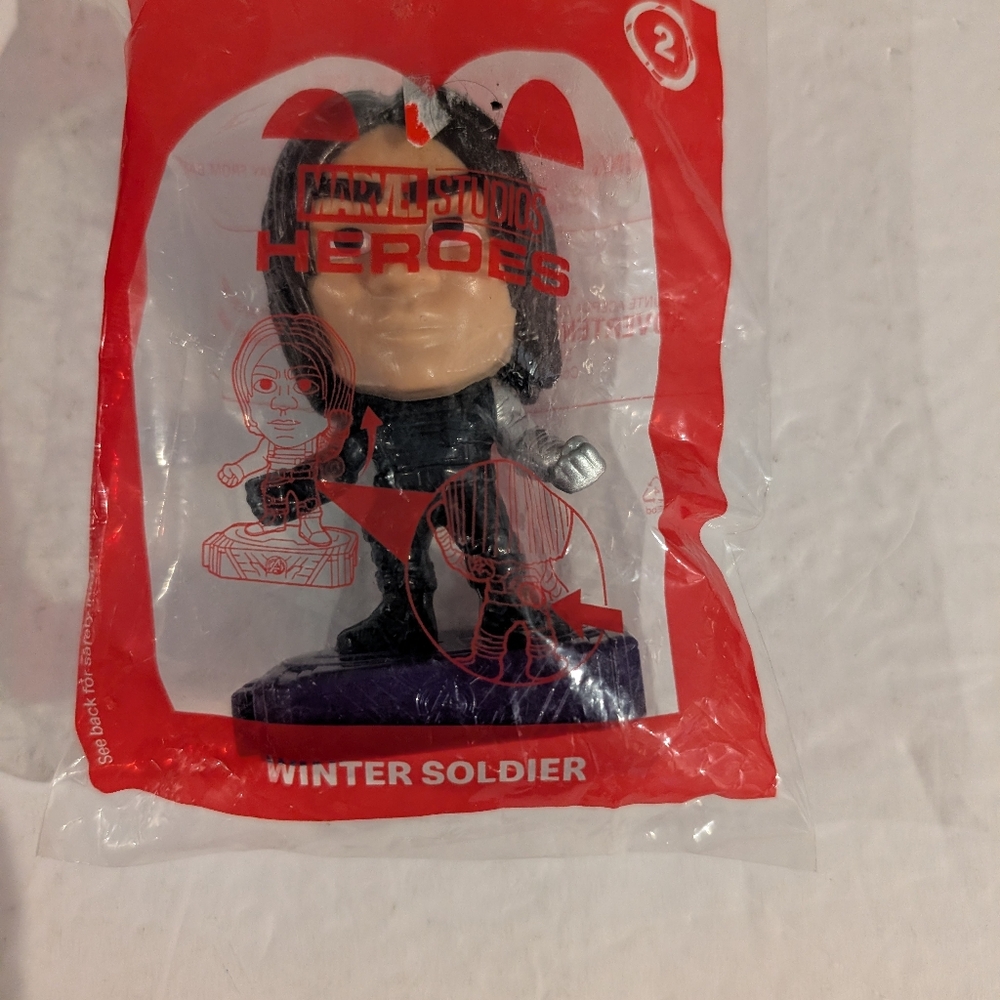 Marvel Winter Soldier Figure #2 McDonald's Happy Meal Toys 2020 New
